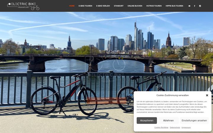 Screenshot of electric-bike-frankfurt.com
