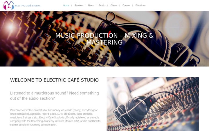 Screenshot di electric-cafe-studio.de