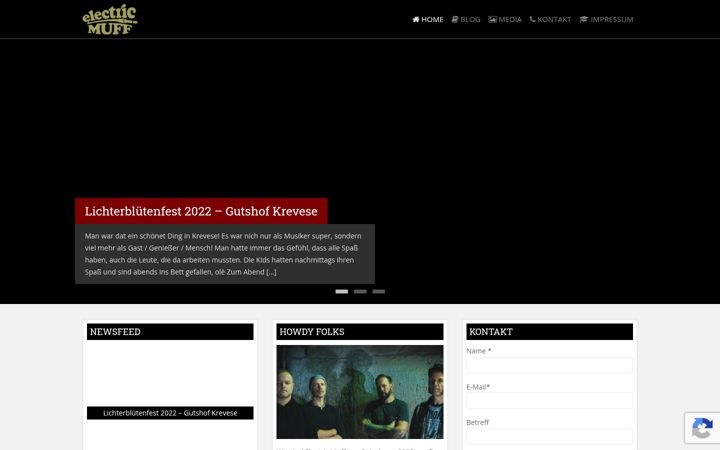 Screenshot di electric-muff.de