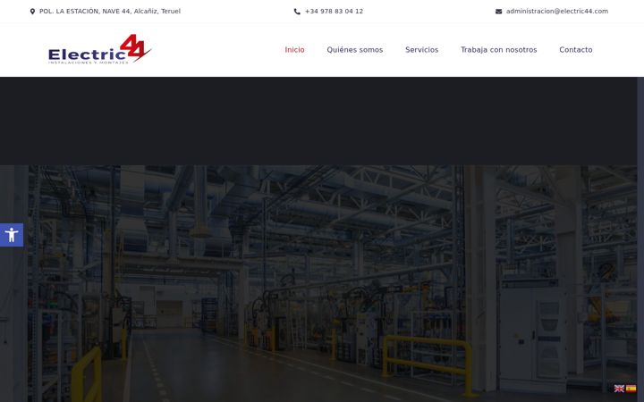 Screenshot of electric44.com