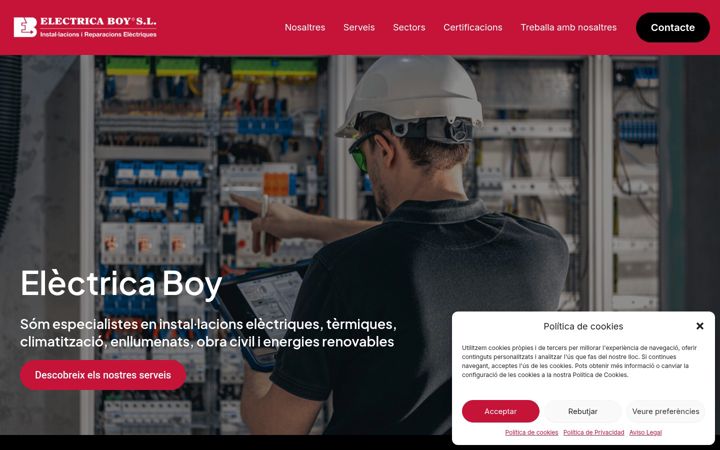 Snímek obrazovky electricaboy.net