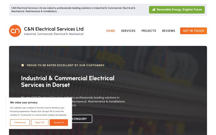Screenshot of electricalservice.online