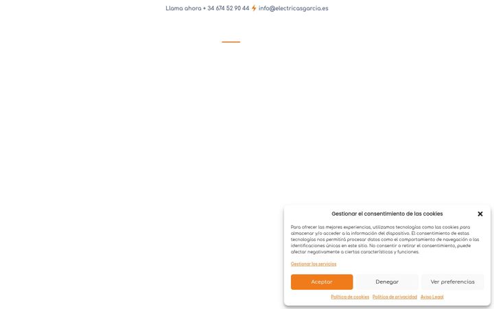 Screenshot of electricasgarcia.com