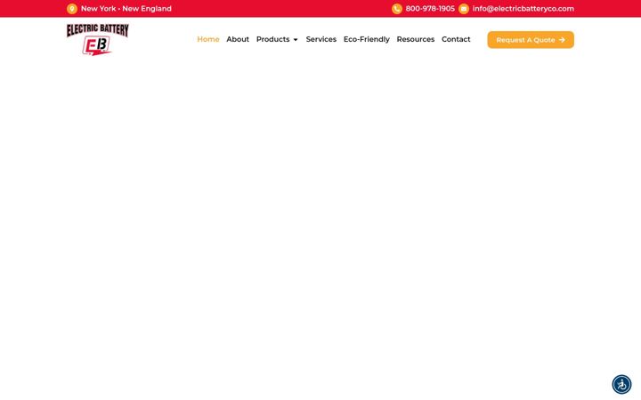 Screenshot of electricbatteryco.com