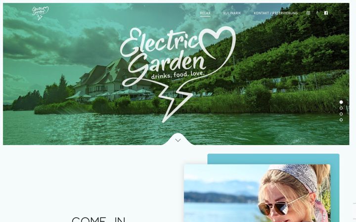 Skærmbillede af electricgarden.at