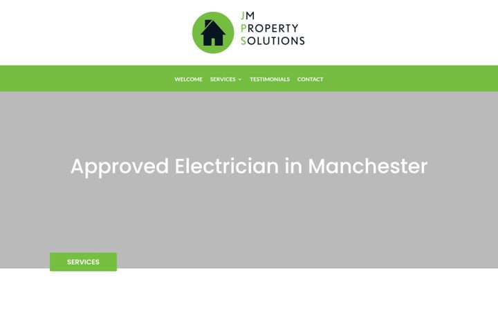 Zrzut ekranu electricianmanchester.co.uk