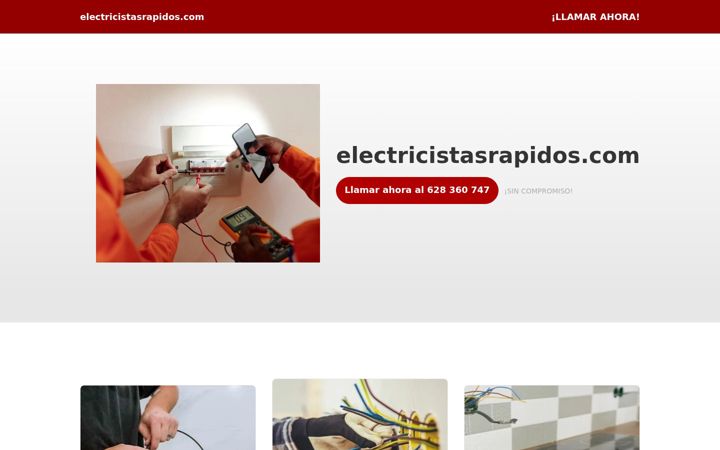Screenshot of electricistasrapidos.com