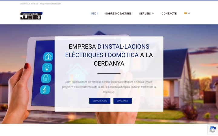 Screenshot of electricitatjusto.com