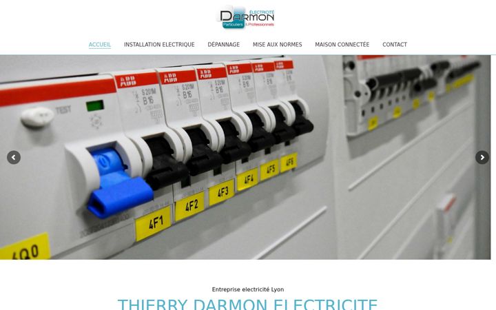 Screenshot di electricite-lyon-thierry.fr