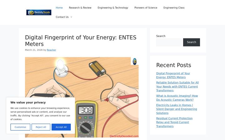Screenshot of electricitydecoded.com
