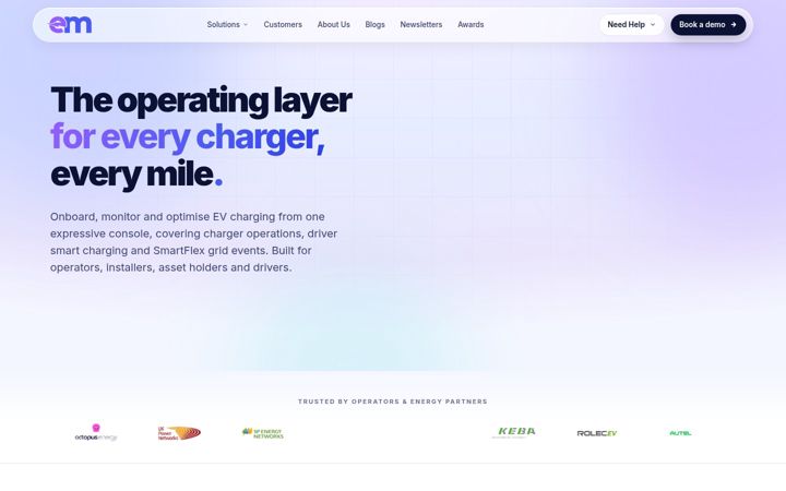 Screenshot of electricmiles.com