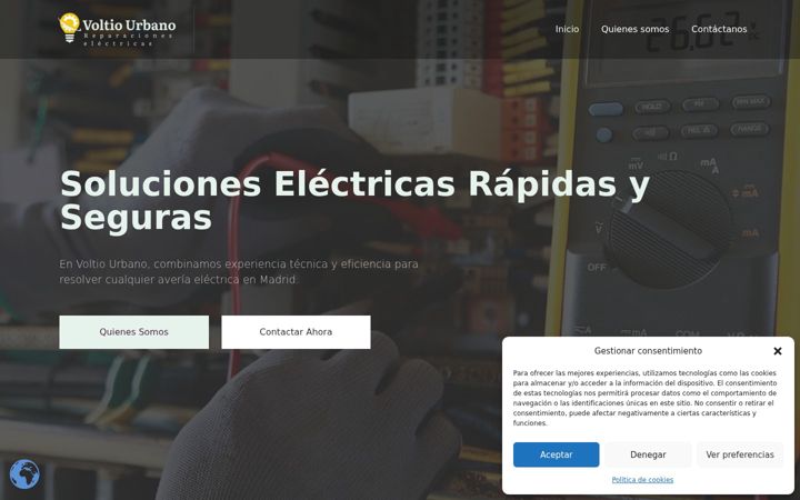 Screenshot of electricosdelnorte.com
