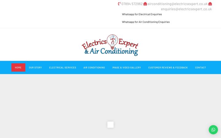 Skärmbild av electricsexpert.co.uk