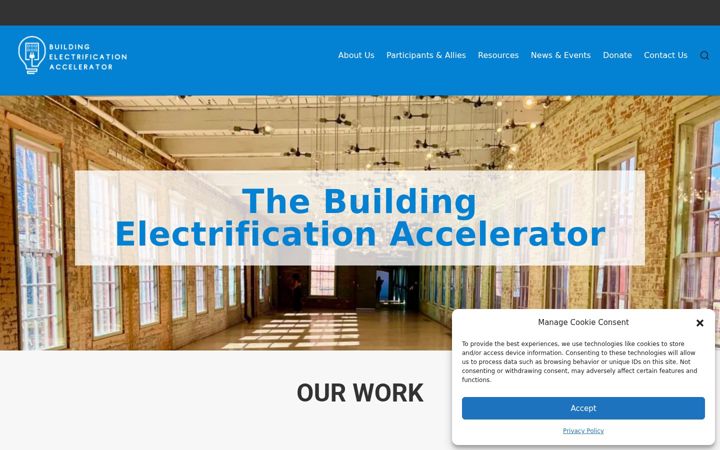 Skærmbillede af electrifybuildings.org
