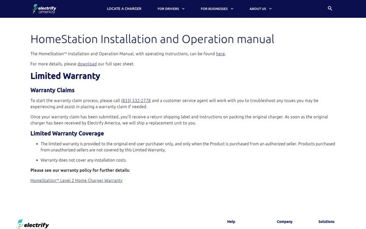 Screenshot of electrifyhome.com