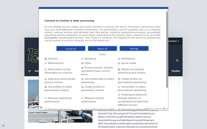 Screenshot ta' electrive.com