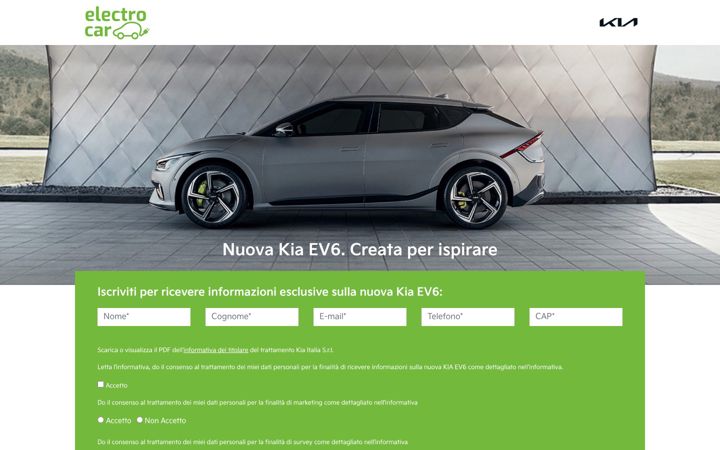 Snímek obrazovky electro-car.it
