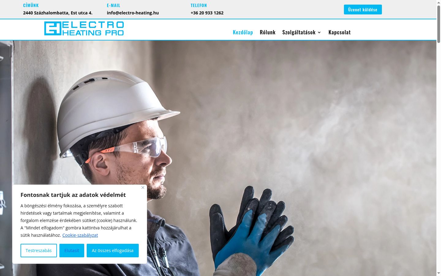 Screenshot tal-banner tal-kunsens muri qabel kwalunkwe interazzjoni