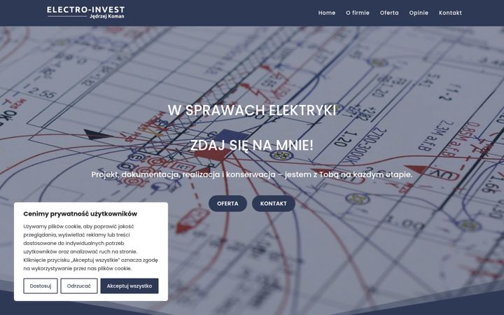 Screenshot of electro-invest.com