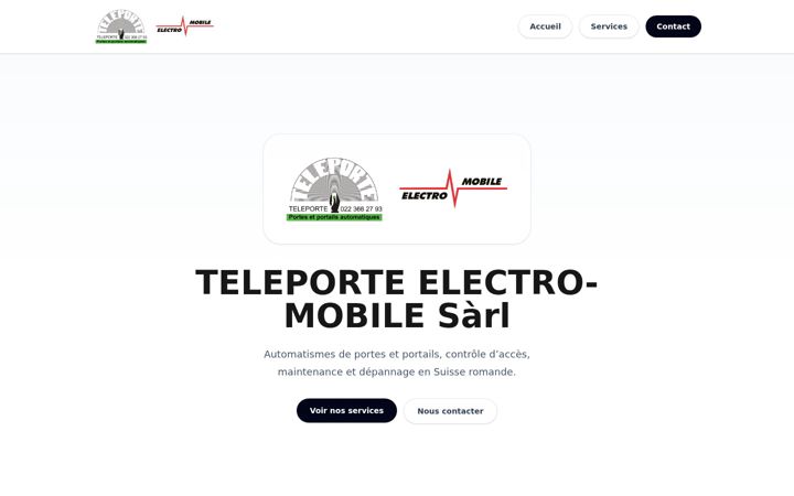 Screenshot von electro-mobile.ch