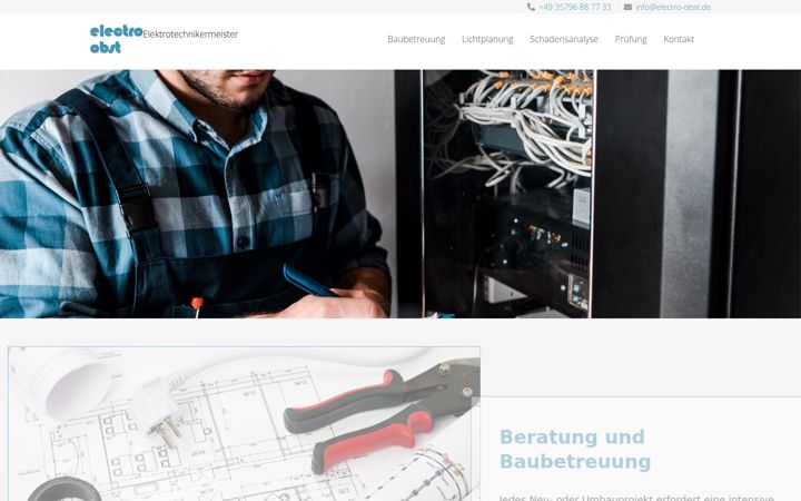Ekraanipilt saidist electro-obst.de