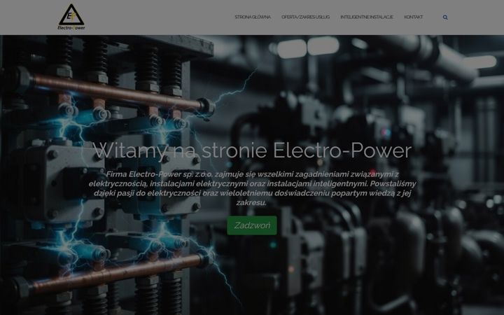 Ekraanipilt saidist electro-power.pl