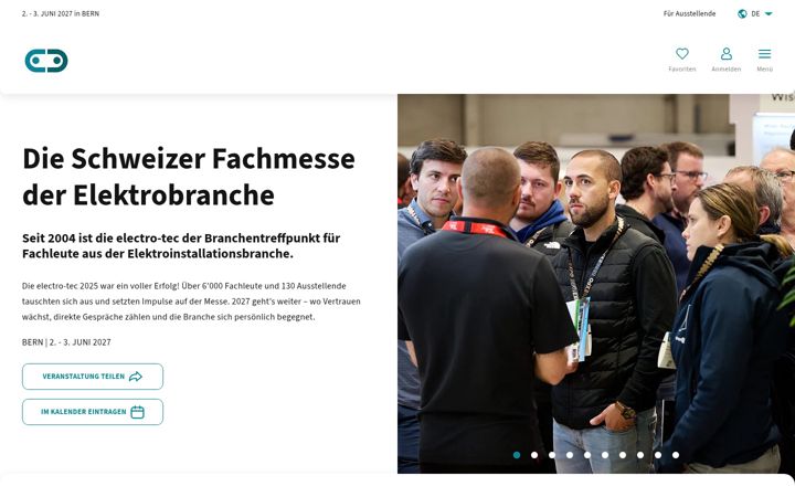 Screenshot von electro-tec.ch