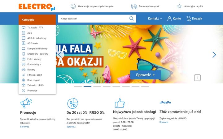 Screenshot of electro.pl