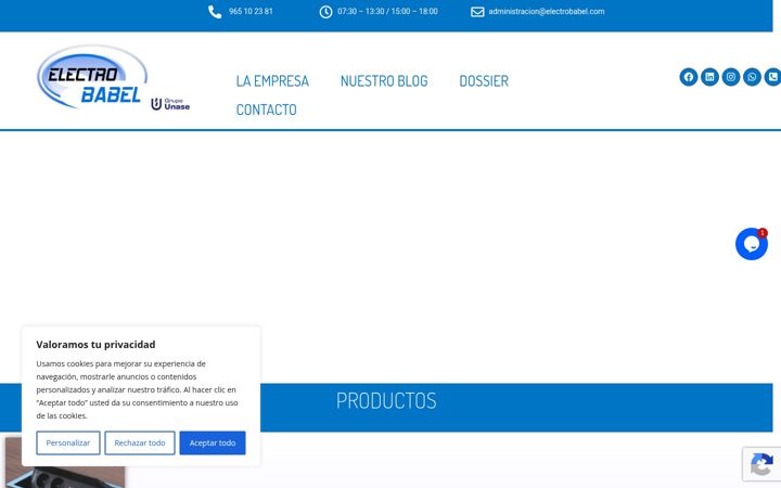 Screenshot of electrobabel.com