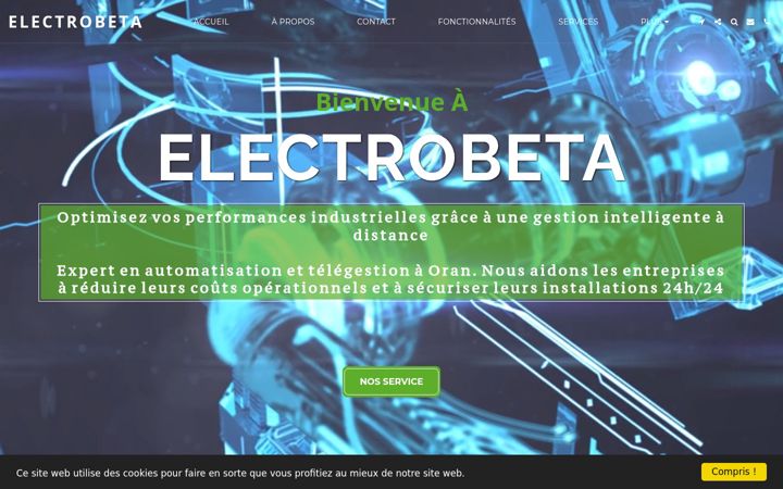 Screenshot of electrobeta-dz.com