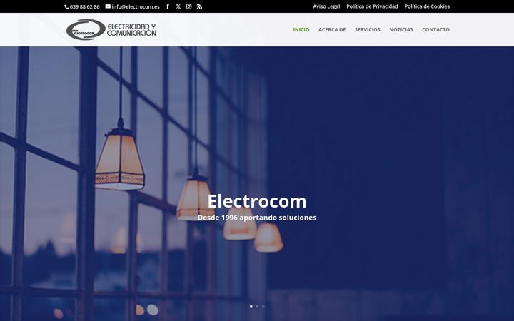 Zrzut ekranu electrocom.es
