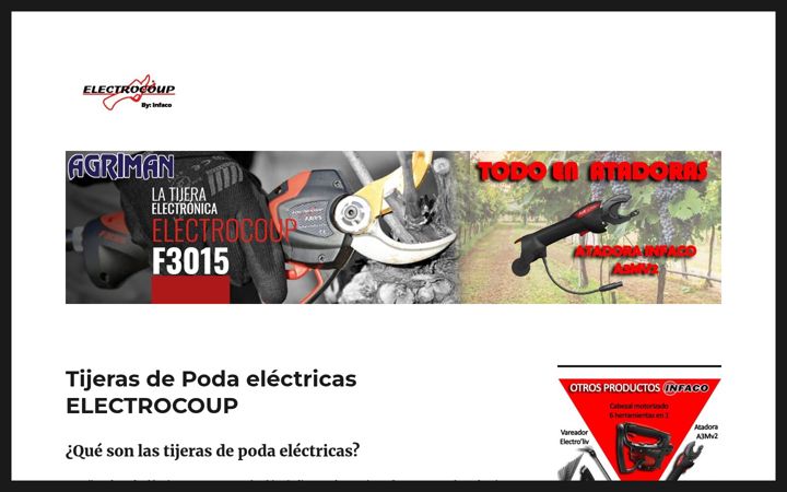 Zrzut ekranu electrocut.es