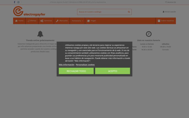Zrzut ekranu electrogayfer.es