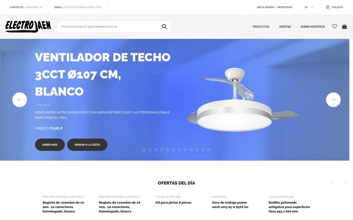 Captura de ecrã de electrojaen.es