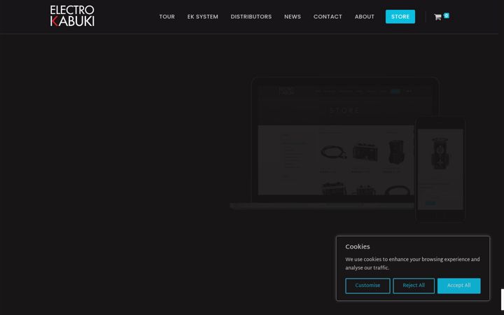 Screenshot of electrokabuki.com