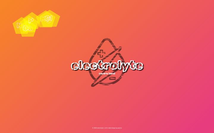 Snimka zaslona za electrolyteband.uk