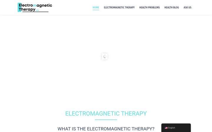 Captura de pantalla de electromagnetictherapy.info