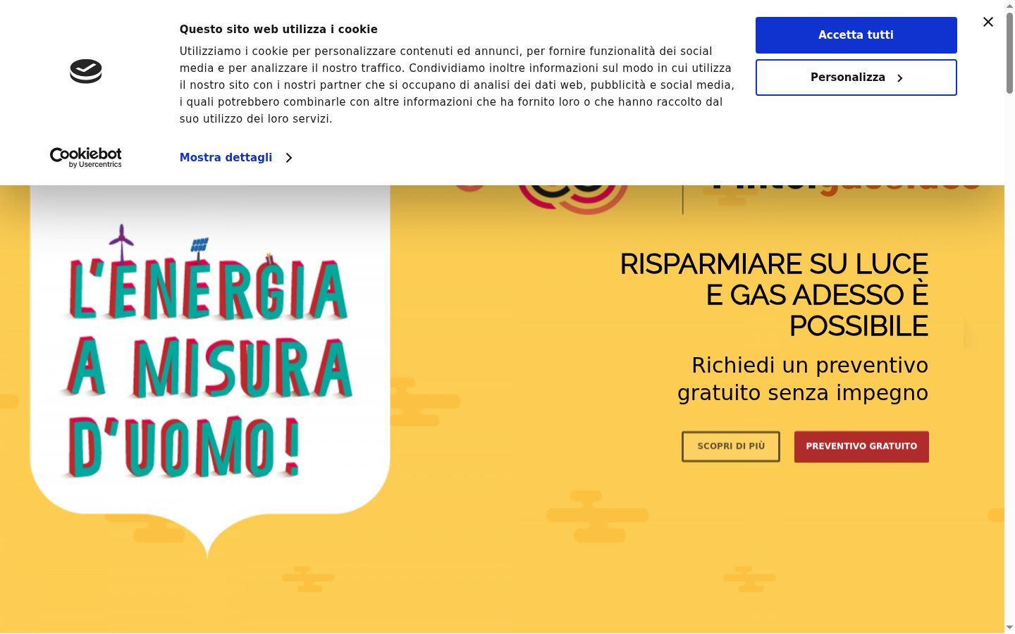 Screenshot tal-banner tal-kunsens muri qabel kwalunkwe interazzjoni