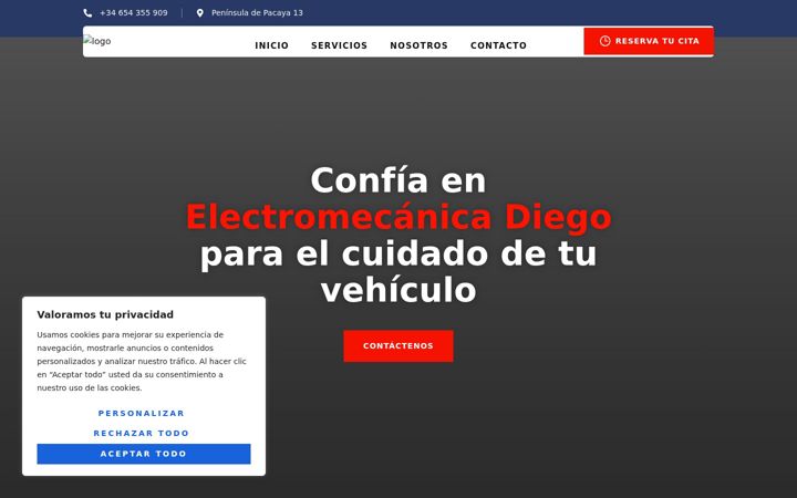 Captura de ecrã de electromecanicadiego.es