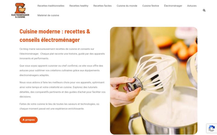 Snímek obrazovky electromenager-cuisine.fr
