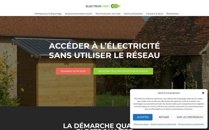 Screenshot of electron-vert.com