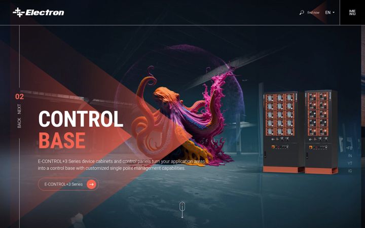 Snímek obrazovky electron.com.tr