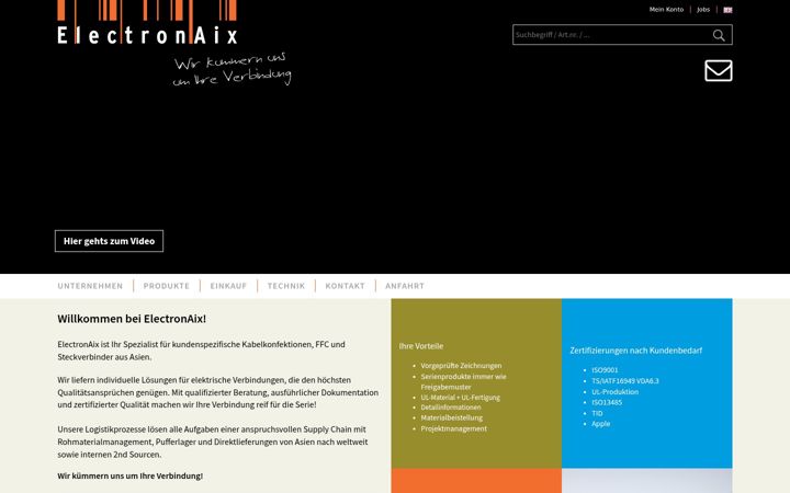 Screenshot of electronaix.com