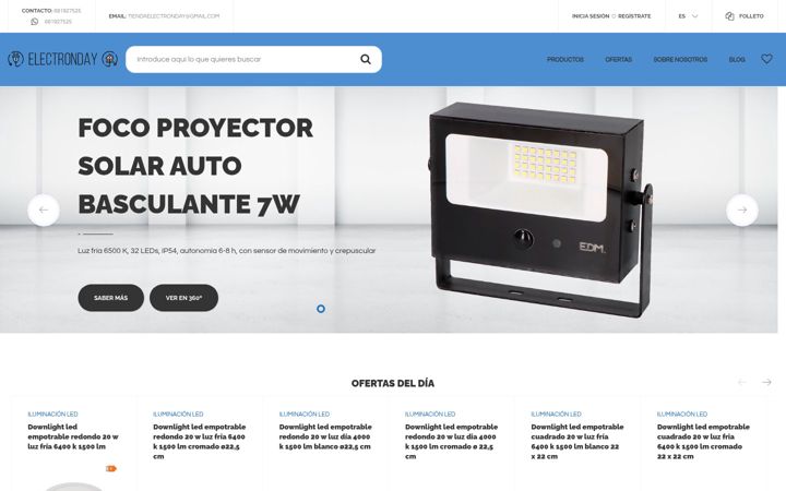 Screenshot of electronday.com