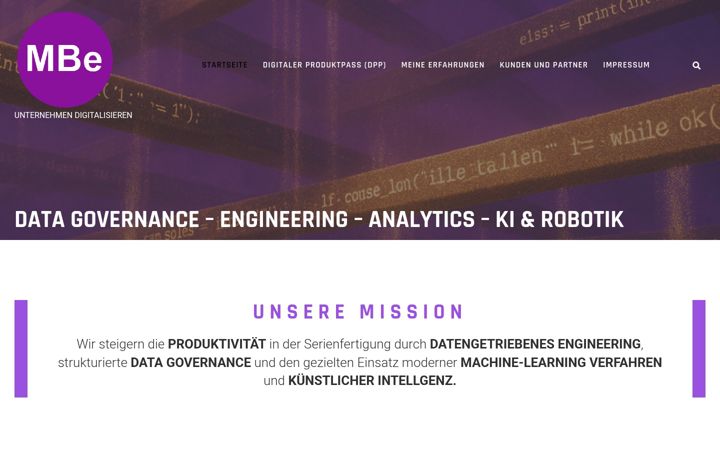 Skærmbillede af electronic-consulting.at