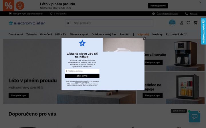 Screenshot ta' electronic-star.cz