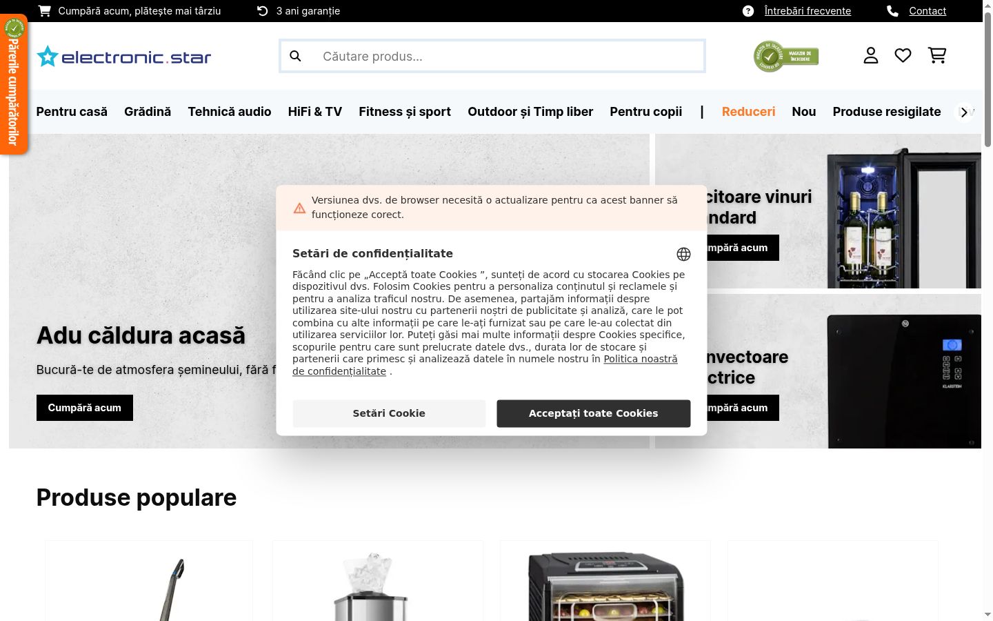 Sutikimo reklamjuostės, rodytos prieš bet kokią sąveiką, ekrano kopija
