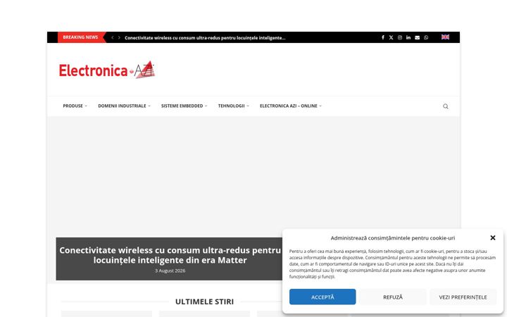 Skärmbild av electronica-azi.ro