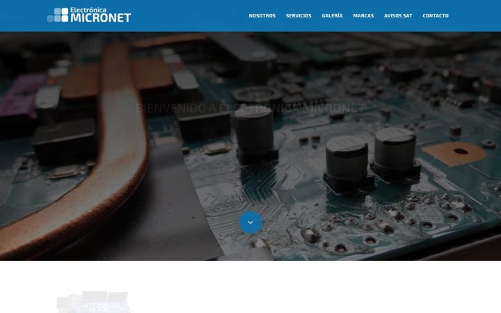Screenshot of electronica-micronet.com