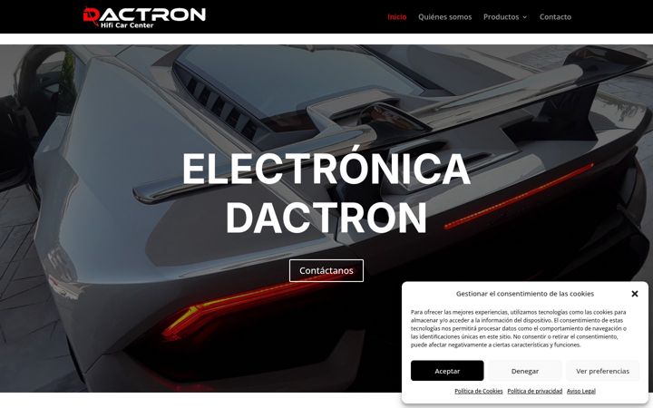 Screenshot of electronicadactron.com